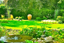 Gilbert Gartengestaltung - Garten mit Wasserspiel 